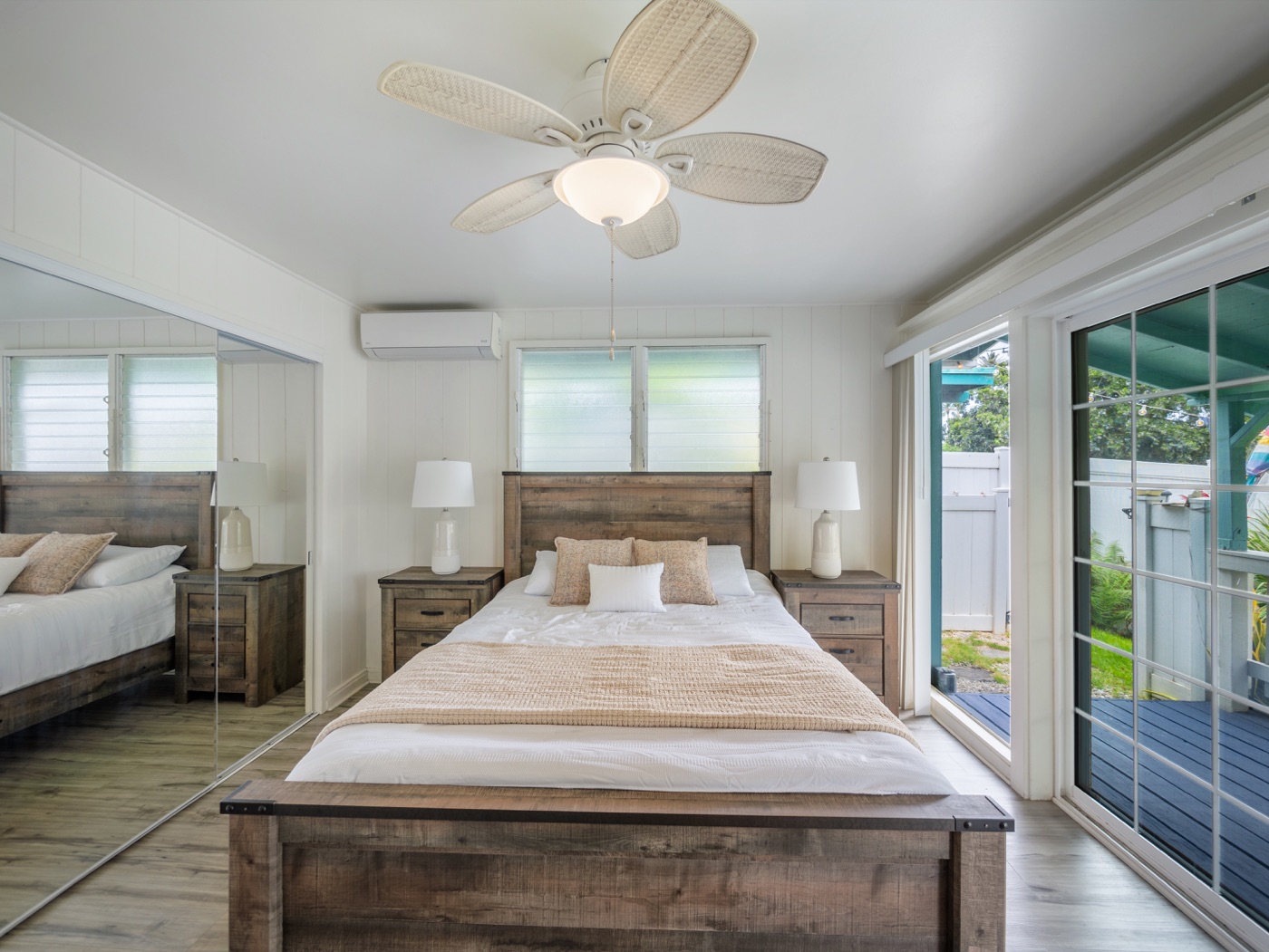 Professionally staged bedroom in a Kailua listing prepared by MY Realty Group